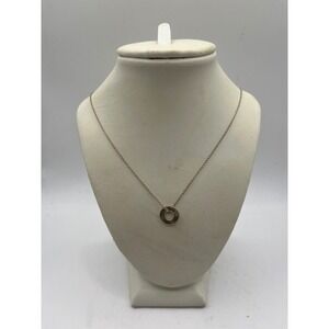 Tiffany Co Atlas Ring Pendant Necklace Sterling Silver Roman‎ Numerals